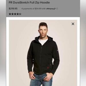 Men’s Ariat full zip hoodie (FR)